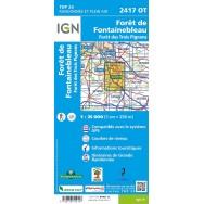 Foret de Fontainebleau 2417OT Top25 IGN